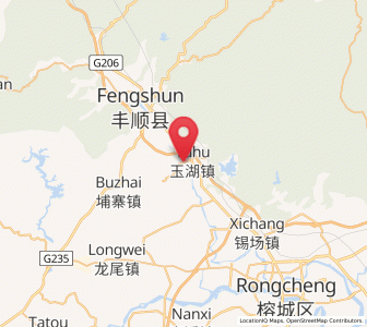 Map of Yuhu, Guangdong