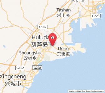 Map of Yuhuang, Liaoning