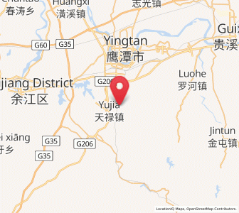 Map of Yujia, Jiangxi