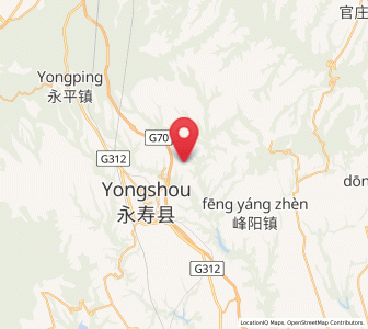 Map of Yujiagong, Shaanxi