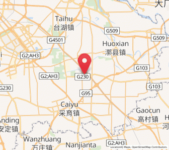 Map of Yujiawu, Beijing