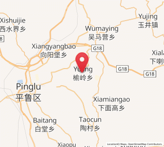 Map of Yuling, Shanxi