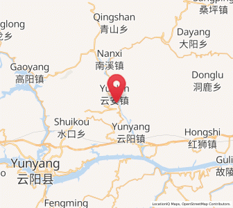 Map of Yun’an, Chongqing