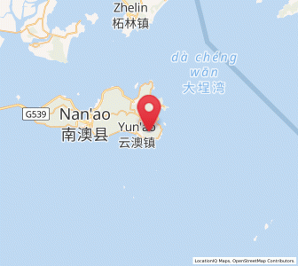 Map of Yun’ao, Guangdong