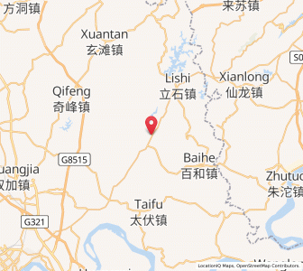 Map of Yunjin, Sichuan