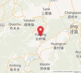 Map of Yunling, Anhui