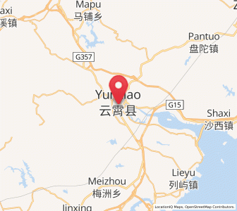 Map of Yunling, Fujian