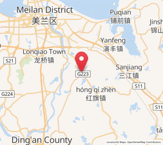 Map of Yunlong, Hainan