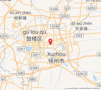 Map of Yunlong, Jiangsu