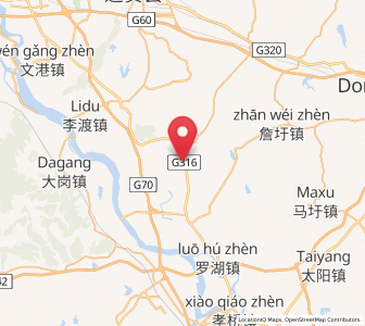 Map of Yunshan, Jiangxi