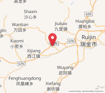 Map of Yunshishan, Jiangxi