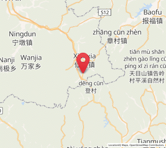 Map of Yunti, Anhui