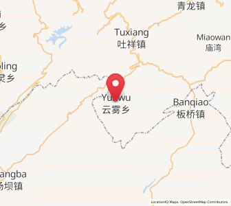 Map of Yunwu, Chongqing