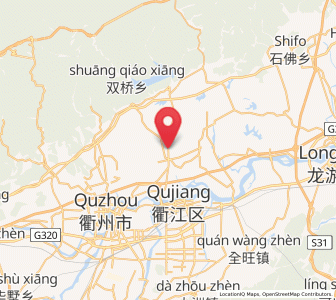 Map of Yunxi, Zhejiang