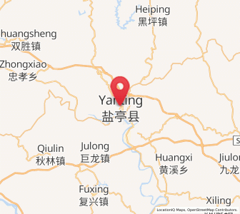 Map of Yunxi, Sichuan