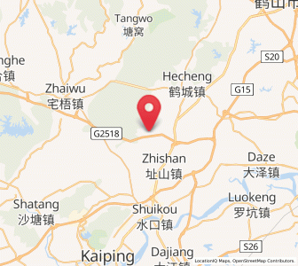 Map of Yunxiang, Guangdong