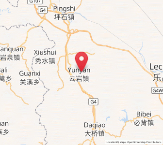 Map of Yunyan, Guangdong