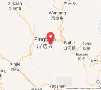 Map of Yuping, Yunnan
