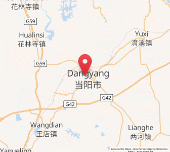 Map of Yuquan, Hubei