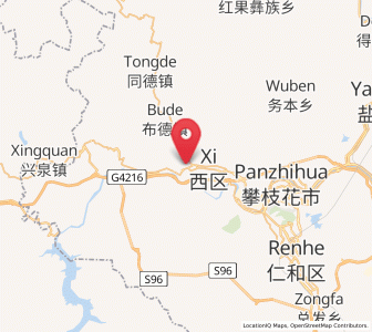 Map of Yuquan, Sichuan