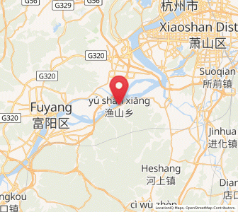 Map of Yushan, Zhejiang