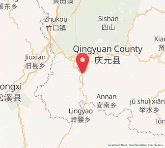 Map of Yushang, Zhejiang