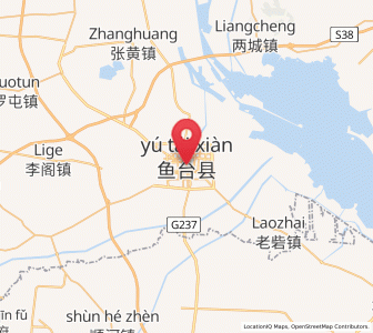 Map of Yutai, Shandong
