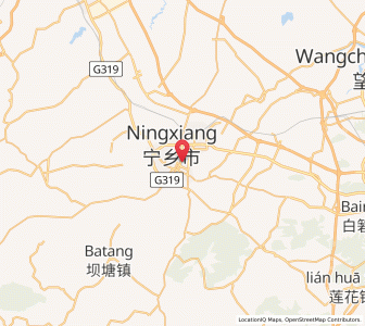 Map of Yutan, Hunan