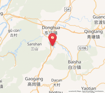 Map of Yuwan, Guangdong