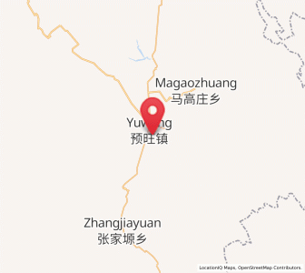 Map of Yuwang, Ningxia Hui Autonomous Region