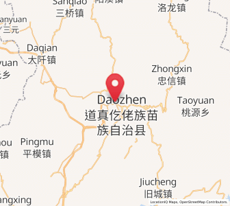 Map of Yuxi, Guizhou