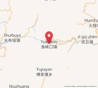 Map of Yuxiakou, Hubei