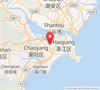 Map of Yuxin, Guangdong