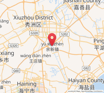 Map of Yuxin, Zhejiang
