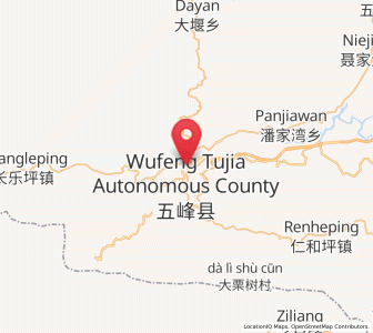 Map of Yuyangguan, Hubei