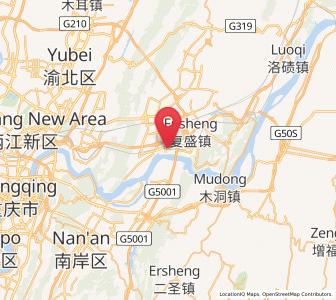 Map of Yuzui, Chongqing