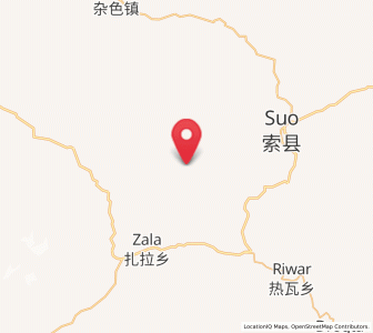 Map of Zaindainxoi, Tibet
