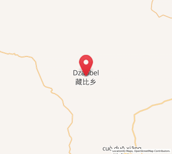 Map of Zangbi, Tibet