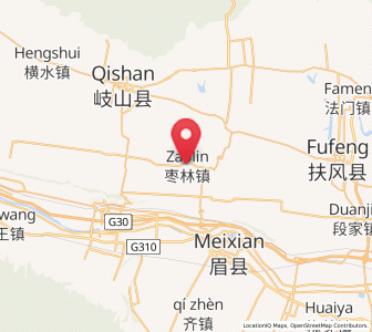 Map of Zaolin, Shaanxi