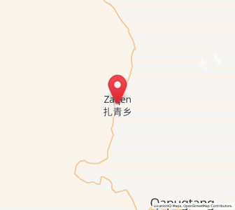 Map of Zaqing, Qinghai