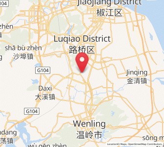 Map of Zeguo, Zhejiang
