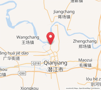 Map of Zekou, Hubei