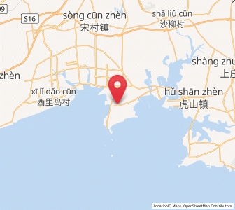 Map of Zeku, Shandong
