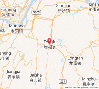 Map of Zengfu, Chongqing