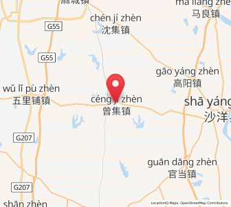 Map of Zengji, Hubei