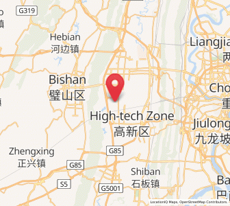 Map of Zengjia, Chongqing