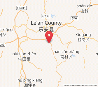 Map of Zengtian, Jiangxi