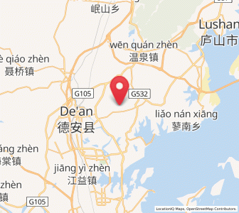 Map of Zequan, Jiangxi