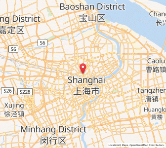 Map of Zhabei, Shanghai