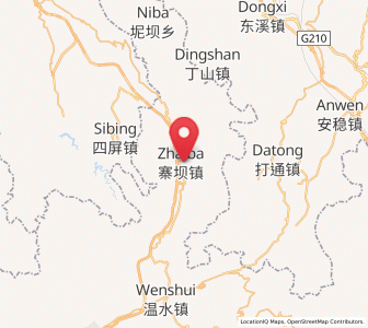 Map of Zhaiba, Guizhou